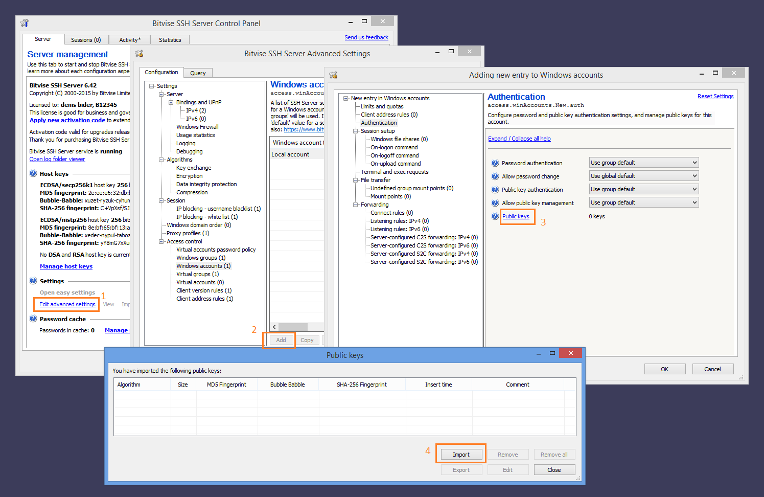 Bitvise SSH Server